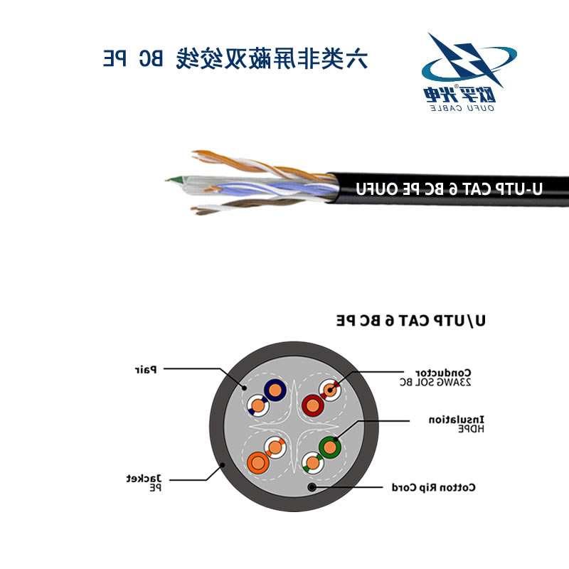 东丽区U/UTP6类4对非屏蔽室外电缆(23AWG)