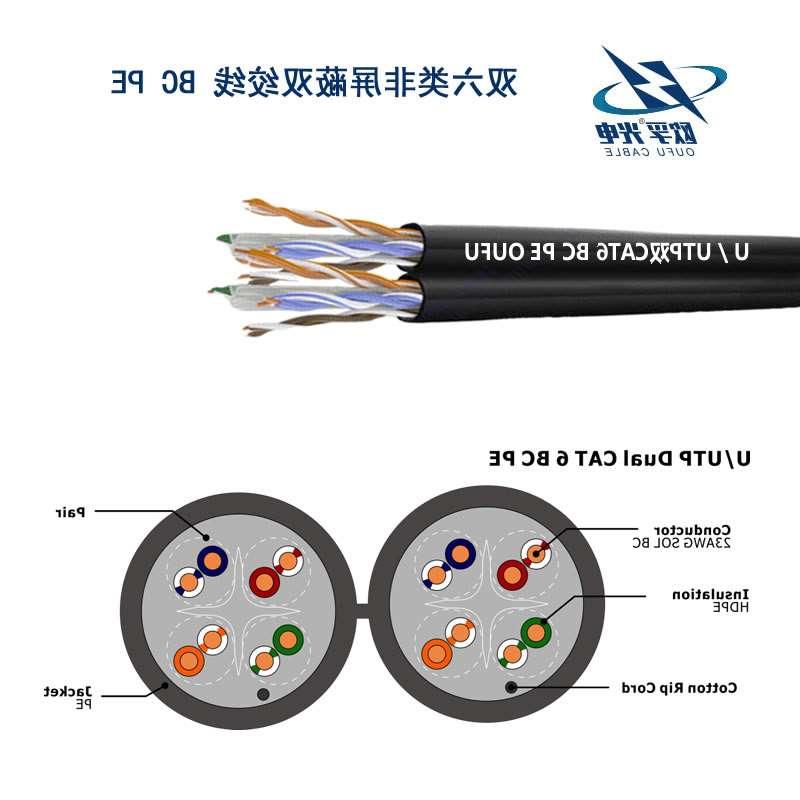 东丽区U/UTP6类双4对非屏蔽室外电缆(23AWG)